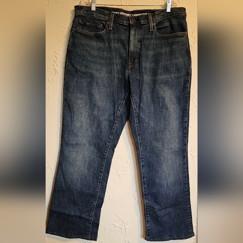 30x36 NWT Men's Blake Shelton Lands' End Bootcut Relaxed Fit Jeans